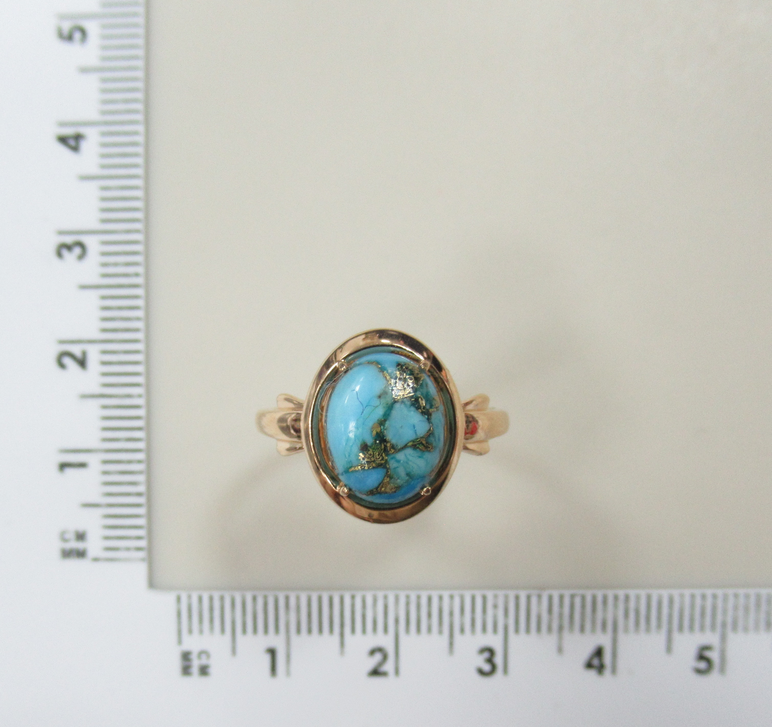 Серебряное кольцо с бирюзой